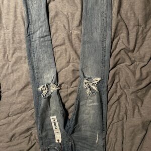 Purple Brand Jeans Light Indigo Blowout Jeans